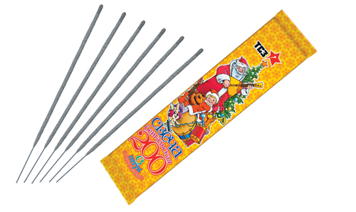  Бенгальские свечи 6 шт 200 мм в пакете  в Ангарске