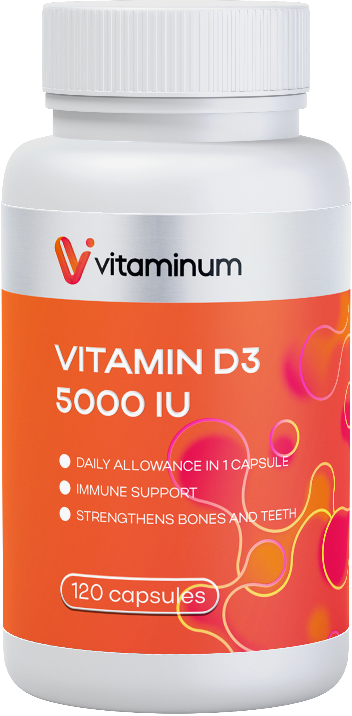  Vitaminum ВИТАМИН Д3 (5000 МЕ) 120 капсул 260 мг  в Ангарске